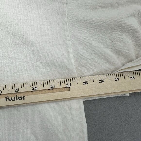 Y2K Los Angeles Cali Graffiti Return To Sender White Mens Tshirt 2XL Baggy Loose - Picture 6 of 7